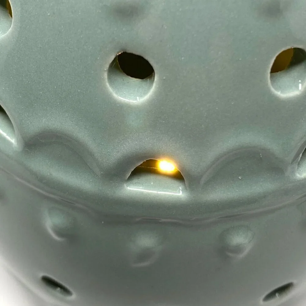 Target Decorative Green Ceramic Light Up Easter Egg